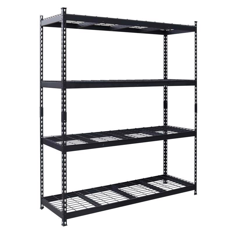 Ar Shelving HD Metal Shelf 72 in. H X 60 in. W X 20 in. D Steel 4-Tier Shelving Unit