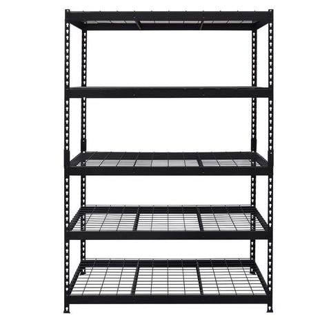 Ar Shelving HD Metal 72 in. H X 48 in. W X 24 in. D Steel 5-Tier Shelving Unit