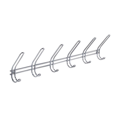 iDesign WM Hook 15.25 in. L Chrome Silver Steel Hook Rack 1 pk (Pack of 4)