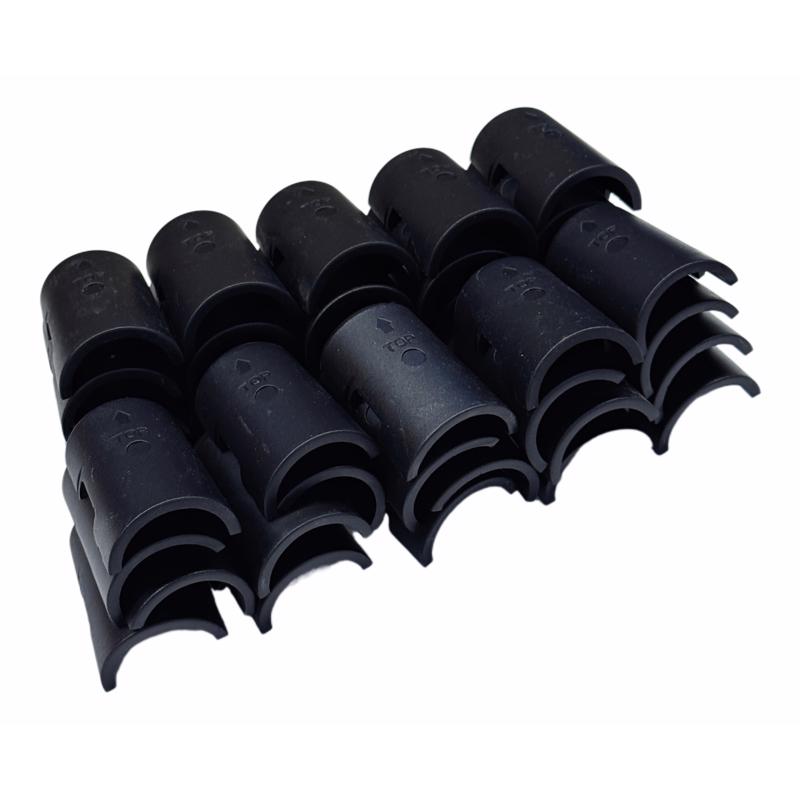 ATC 20pk 2 in. H X 1 in. W X 1 in. D Plastic Replacement Shelf Sleeves