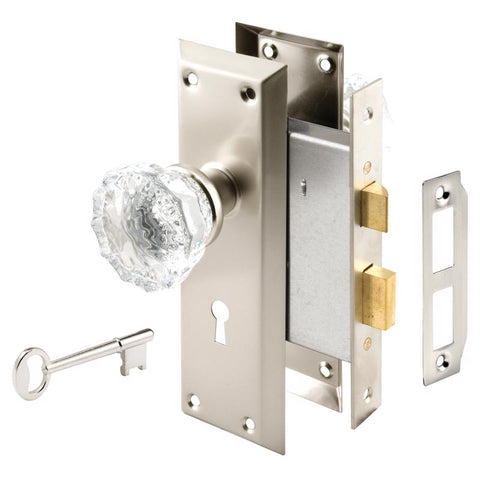 Prime-Line Deadbolt and Passage Door Knob 1.75 in.