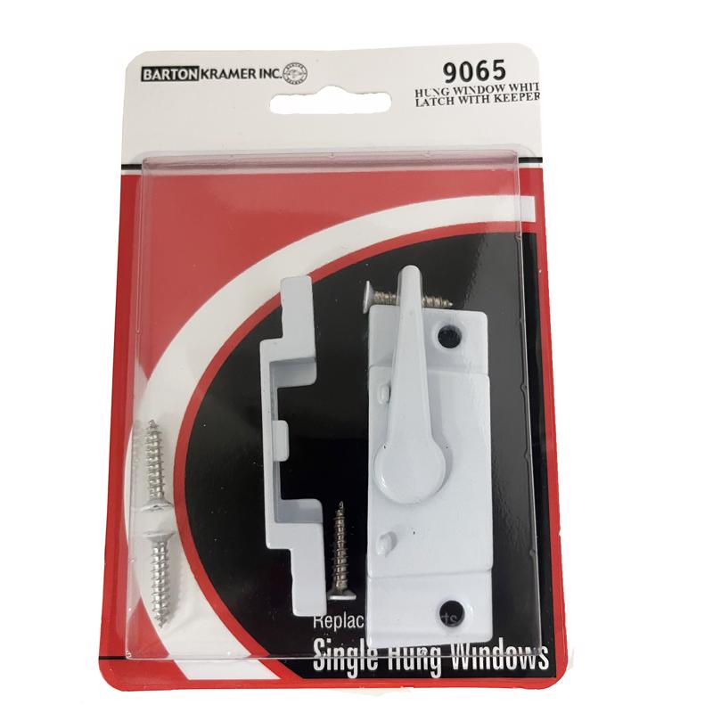 Barton Kramer White Zinc Window Latch 1 pk