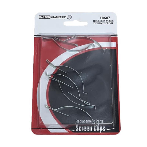 Barton Kramer Silver Steel Screen Tension Spring 2 in. L 6 pk