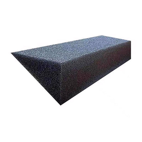 GutterFoam Original 5 in. W X 36 in. L Black Polyester Foam Gutter Guard 1 pk