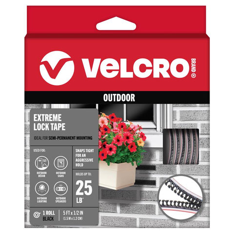 VELCRO Brand Large Nylon Hook and Loop Fastener 5 ft. L 1 pk (Pack of 3)