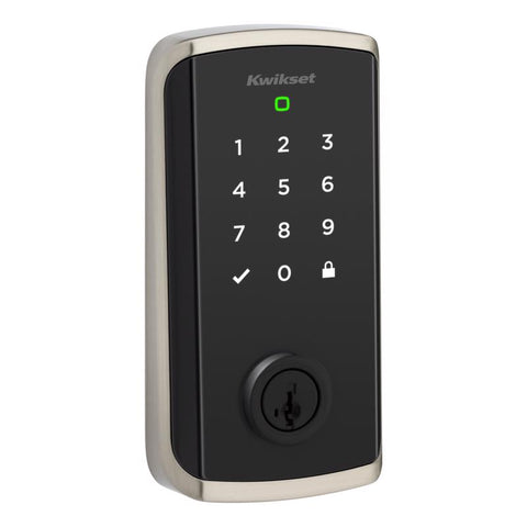 Kwikset Satin Nickel Metal Wi-Fi Deadbolt