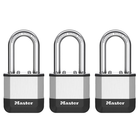 Master Lock Elite 1.75 in. W X 3.5 in. L Laminated Steel 5-Pin Cylinder Padlock