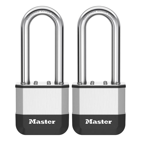 Master Lock Elite 2 in. W X 4.75 in. L Laminated Steel 5-Pin Cylinder Padlock