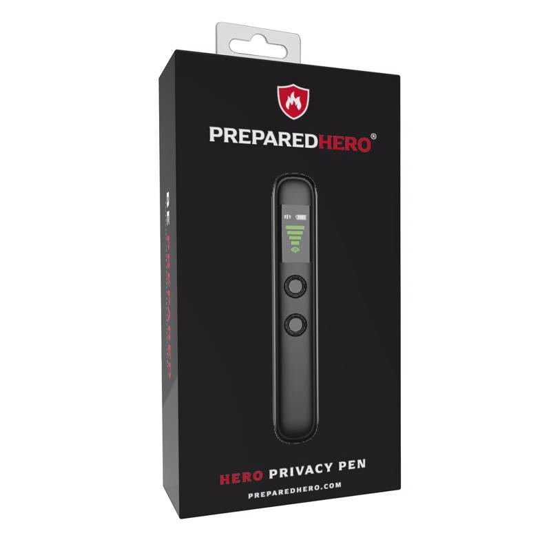 Prepared Hero Black Plastic Security Sensor