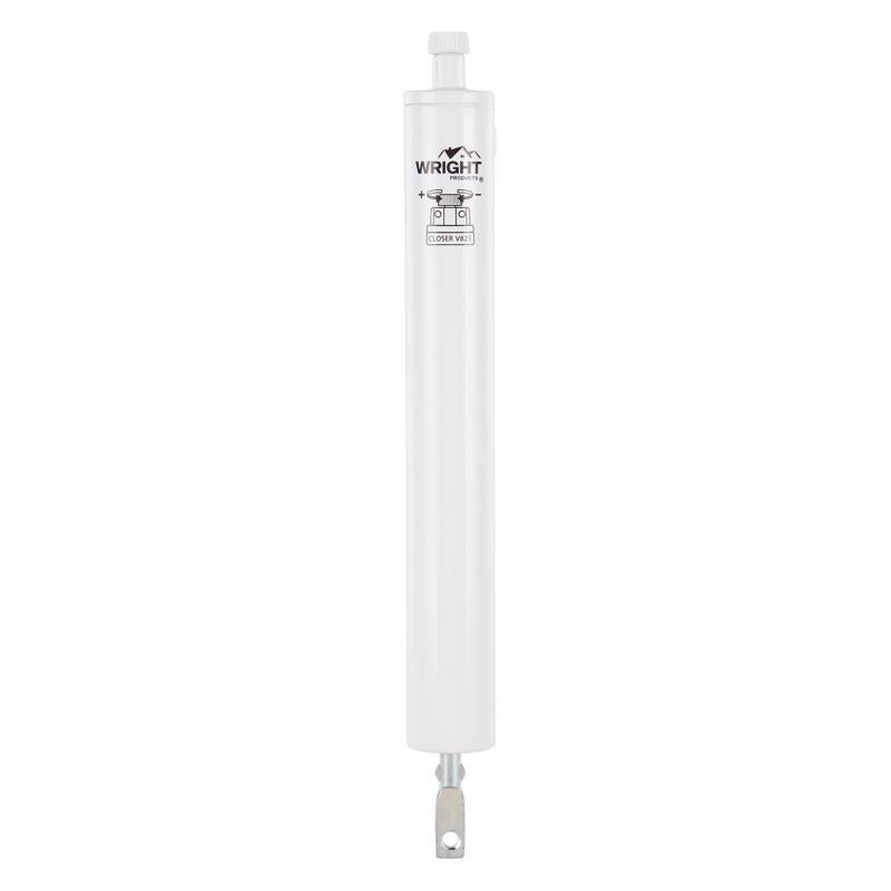 Wright White Aluminum Pneumatic Screen/Storm Door Closer