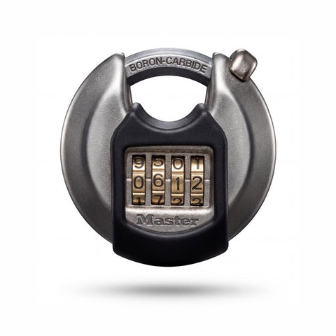 Magnum 2-3/4 in. W Stainless Steel 4-Pin Cylinder Shrouded Padlock