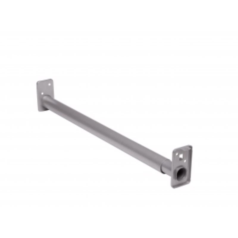 John Sterling Pro 72 in. L X 1 in. D Adjustable Platinum Steel Closet Rod