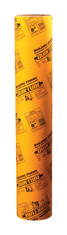 Quikrete Quik-Tube Cardboard Concrete Building Form Tube 4 ft. L X 8 in. D (Pack of 4)