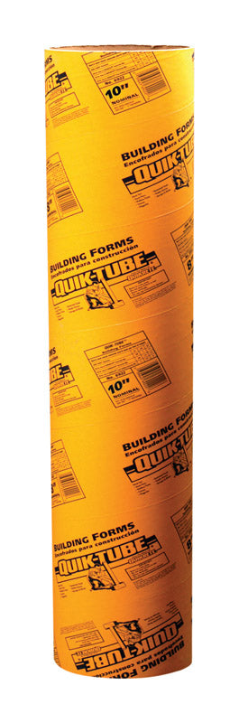 Quikrete Quik-Tube Steel Concrete Building Form Tube 4 ft. L X 10 in. D (Pack of 4)