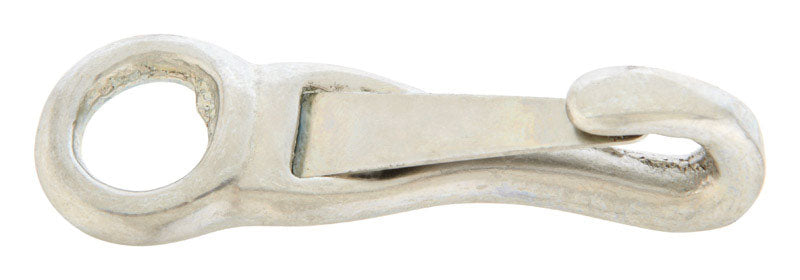 Campbell 3/8 in. D X 2 in. L Nickel-Plated Iron Spring Snap 30 lb (Pack of 10)