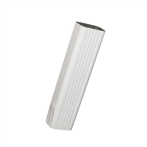 Amerimax 3 in. H X 2 in. W X 15 in. L White Aluminum K Downspout Extension