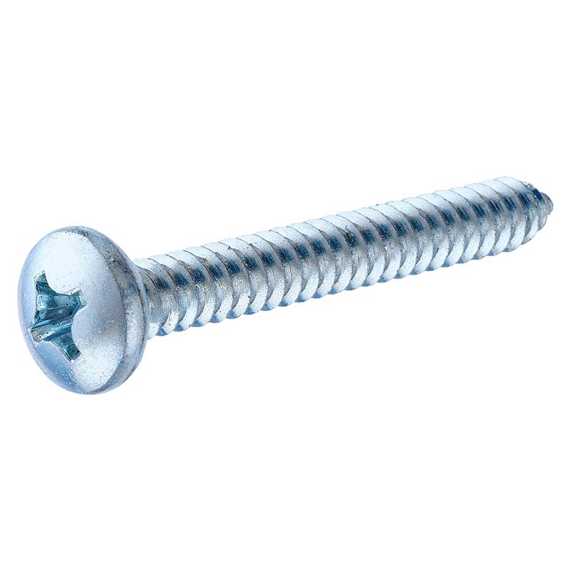 HILLMAN No. 8 Ga. X 2 in. L Phillips Pan Head Sheet Metal Screws 1 pk (Pack of 10)