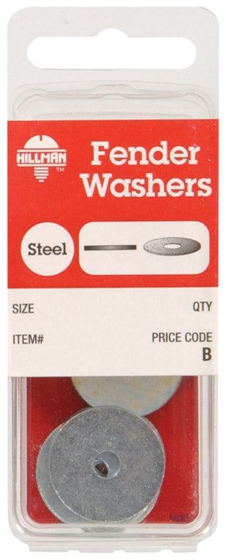 HILLMAN Zinc-Plated Steel 5/32 in. Fender Washer 1 pk (Pack of 10)