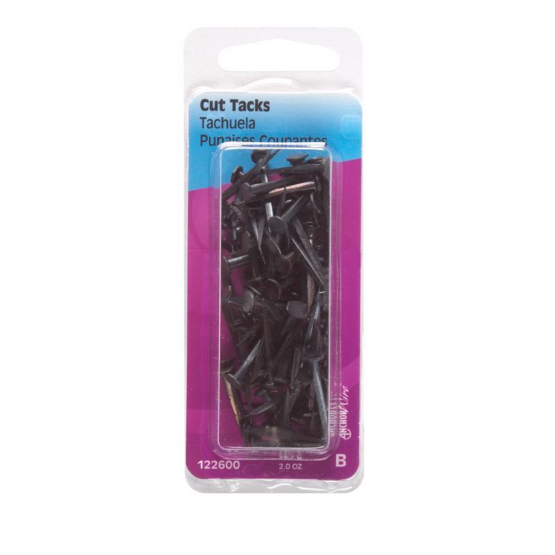 HILLMAN Anchor Wire No. 22 X 1 in. L Blue Steel Cut Tacks 1 pk (Pack of 6)
