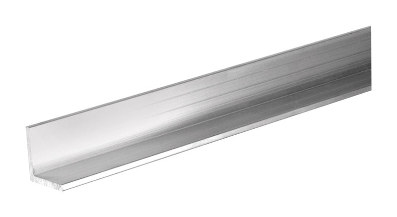Ángulo de aluminio SteelWorks de 1/8 pulg. x 3/4 pulg. de ancho x 48 pulg. de largo