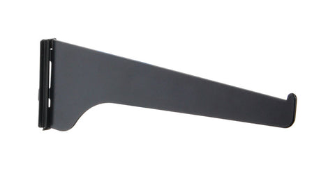 Knape & Vogt Black Steel Regular Duty Bracket 16 Ga. 8 in. L 160 lb (Pack of 10)