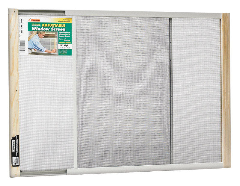 Frost King WB Marvin 21 37 in. W in. Steel Adjustable Window Screen (Pack of 12)