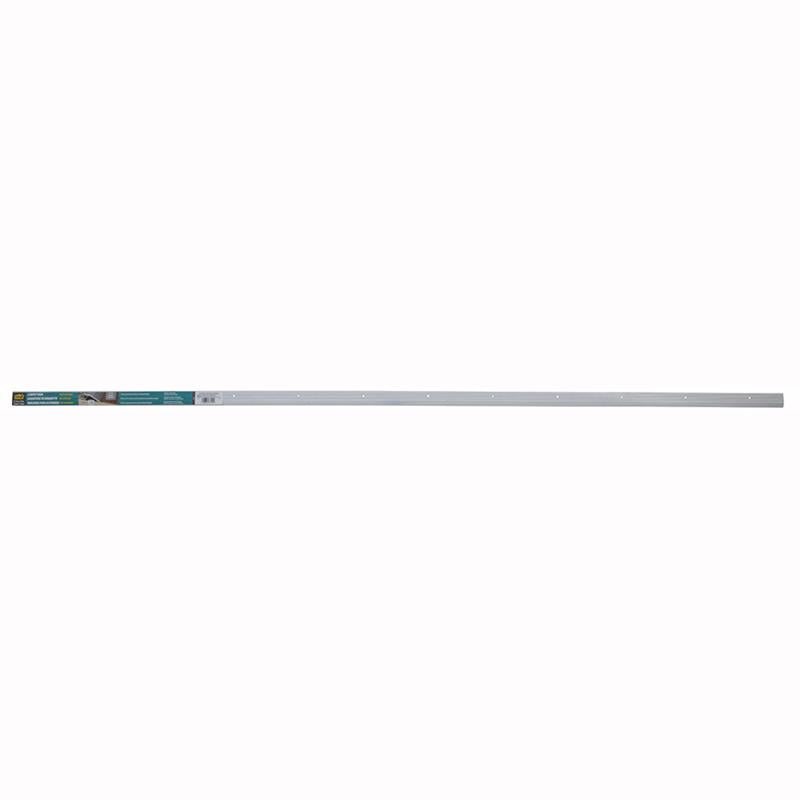 M-D Building Products 0.3 pulg. de alto x 1.38 pulg. de ancho x 72 pulg. de largo Remate para alfombra de aluminio plateado preacabado