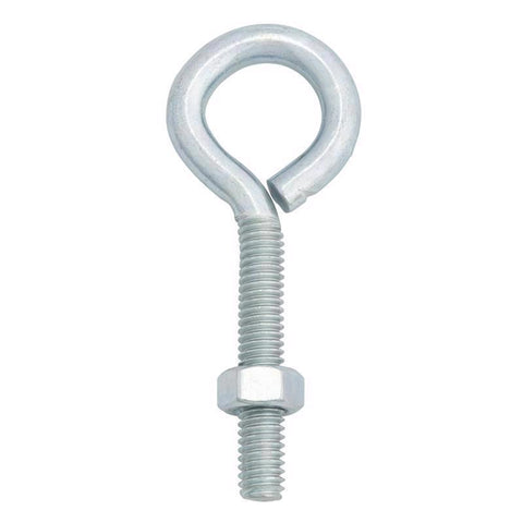 Hampton 5/16 in. X 3-1/4 in. L Zinc-Plated Steel Eyebolt Nut Included (Pack of 10)