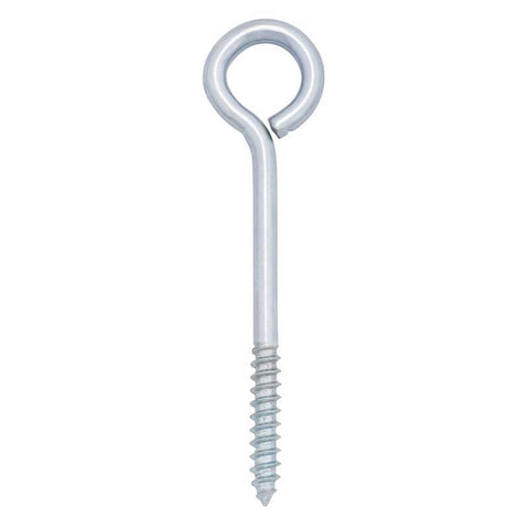 Hampton 1/4 in. X 3-3/4 in. L Zinc-Plated Steel Lag Thread Eyebolt (Pack of 10)