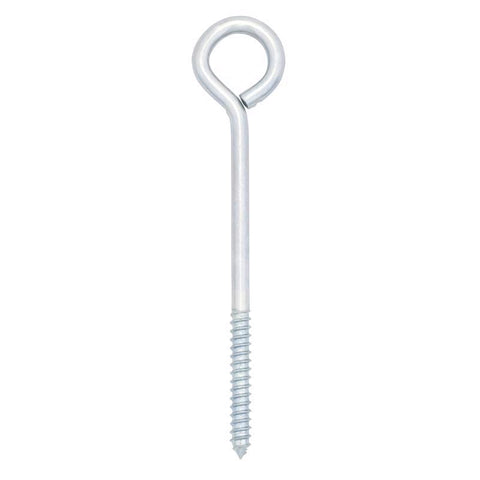 Hampton 5/16 in. X 6 in. L Zinc-Plated Steel Lag Thread Eyebolt (Pack of 10)