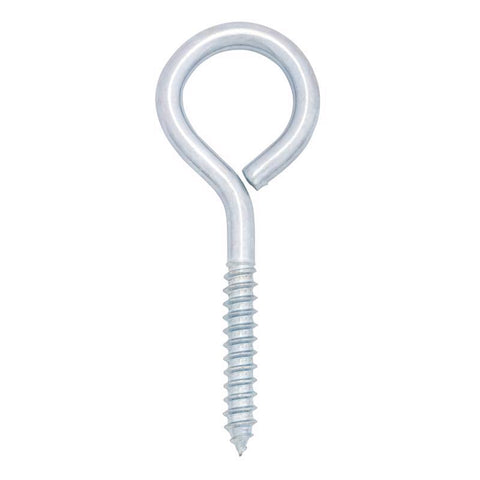 Hampton 3/8 in. X 4-1/2 in. L Zinc-Plated Steel Lag Thread Eyebolt (Pack of 10)