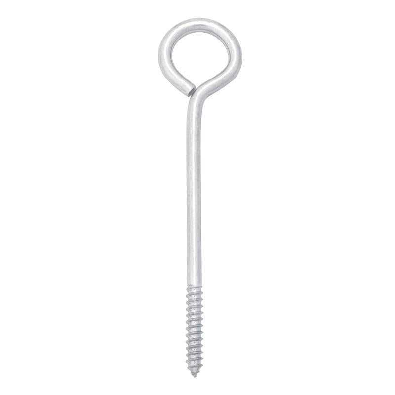 Hampton 3/8 in. X 8 in. L Zinc-Plated Steel Lag Thread Eyebolt (Pack of 10)