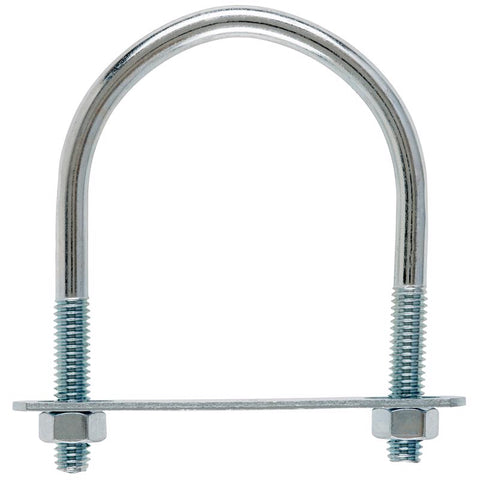 Hampton 5/16 in. X 2-1/2 in. W X 3-1/2 in. L Coarse Zinc-Plated Steel U-Bolt (Pack of 10)