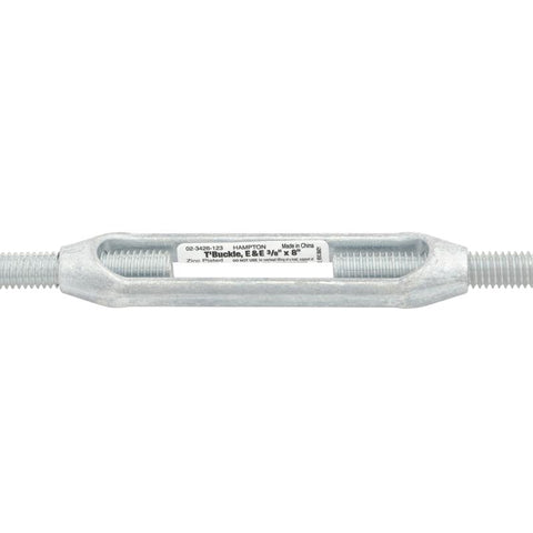 Hampton Zinc-Plated Aluminum/Steel 0.327 in. D Turnbuckle 350 lb 8 in. L (Pack of 5)
