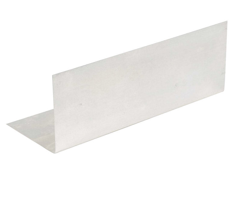 Amerimax 4 in. W X 12 in. L Galvanized Steel Pre-Bent Flashing Shingle Silver (Pack of 50)