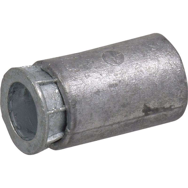 HILLMAN Ancla para tornillo de máquina de cabeza redonda de metal, 0,25 pulg. de diámetro x 3,75 pulg. de largo, paquete de 100