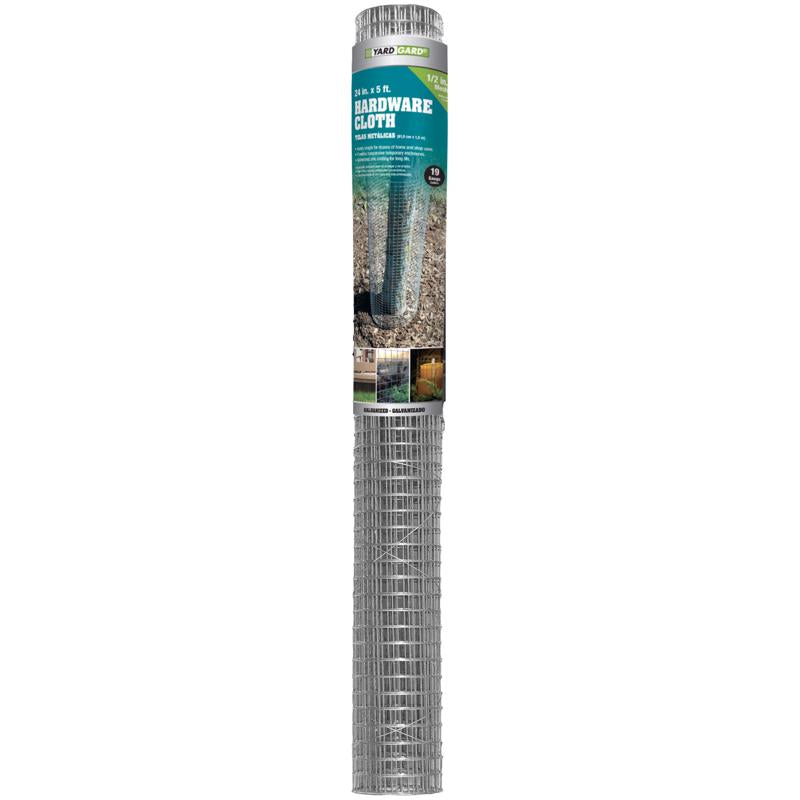 YardGard 24 in. H X 5 ft. L Galvanized Steel Hardware Cloth 1/2 in.