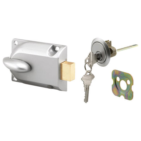 Prime-Line 1.5 in. W X 3.75  L Diecast Deadbolt Lock