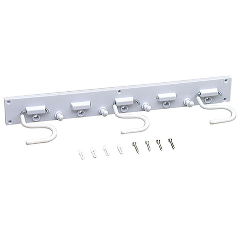 Crawford 16 in. L White Steel Adjustable Storage Organizer Rack 12 lb. cap. 1 pk