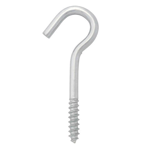 Hampton Small Zinc-Plated Silver Steel 2-1/2 in. L Ceiling Hook 45 lb 1 pk (Pack of 50)