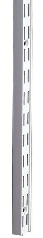 Knape & Vogt White Steel Double Slot Shelf Standard 14 Ga. 63 in. L 300 lb (Pack of 10)