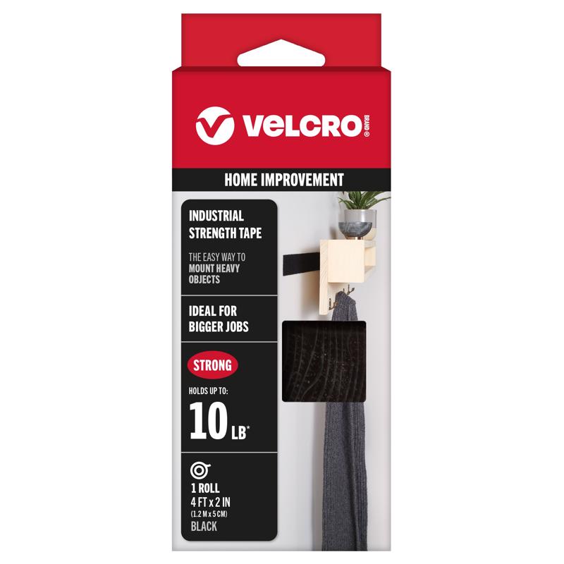 VELCRO Brand Industrial Strength Medium Nylon Hook and Loop Fastener 48 in. L 1 pk (Pack of 2)