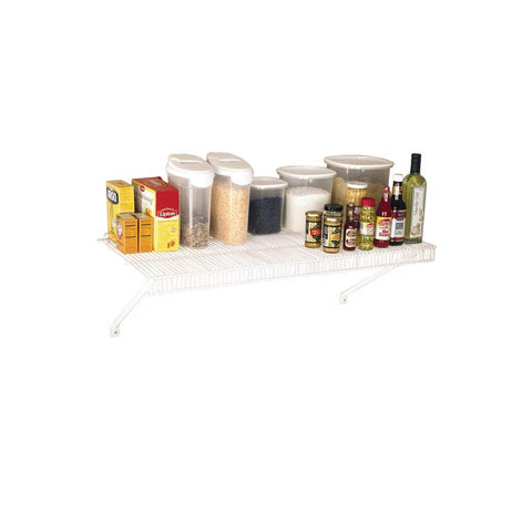 Estante de malla de acero Rubbermaid de 36 pulg. de alto x 16 pulg. de ancho x 36 pulg. de largo