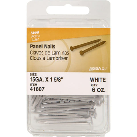 HILLMAN 1-5/8 in. Panel Steel Nail Flat Head 6 oz (Pack of 5)