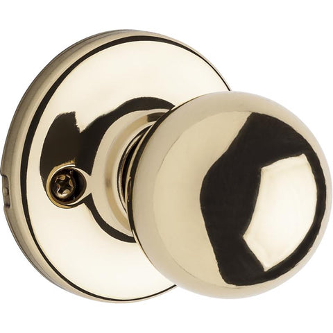 Kwikset Polo Polished Brass Dummy Knob