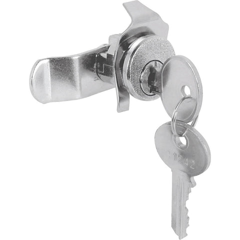 Prime-Line Brushed Nickel Steel Counter Clockwise Mailbox Lock For Bommer 2