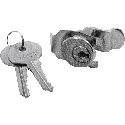 Prime-Line Nickel Steel Counter Clockwise Mailbox Lock For Bommer 2