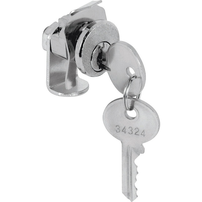 Prime-Line Brushed Nickel Steel Clockwise Mailbox Lock For Dura-Steel 2