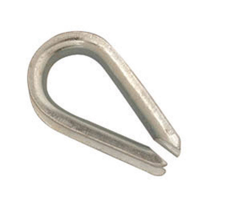 Campbell Electro-Galvanized Zinc 5/8 in. D Wire Rope Thimble 2-7/8 in. L (Pack of 5)