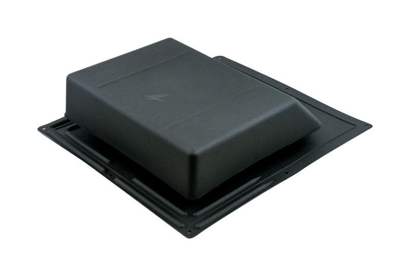 Air Vent 14.9 in. H X 16.6 in. W X 28 in. L X 9 in. D Black Plastic Roof Vent (Pack of 6)